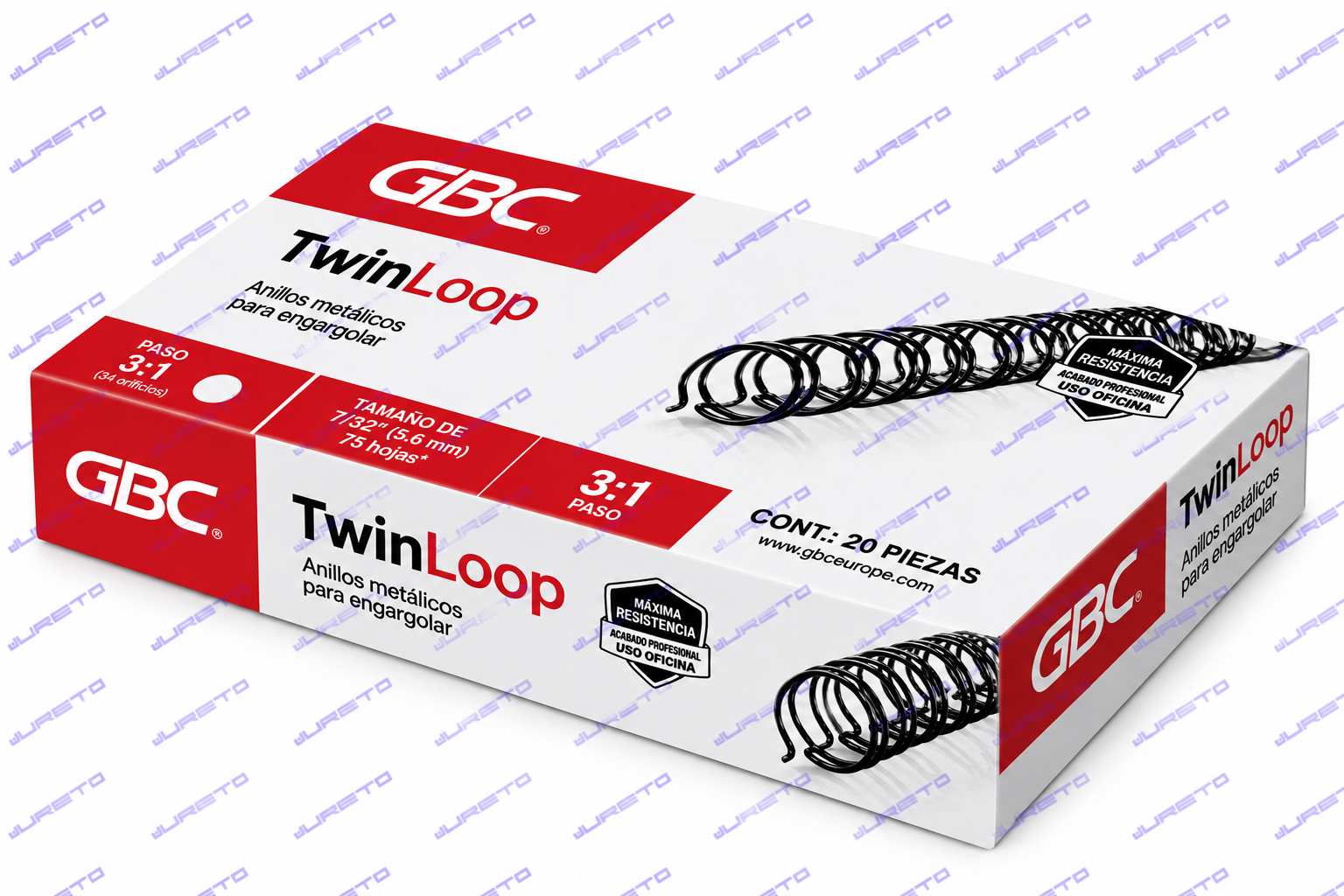 ARILLO METALICO DE 7/16 MARCA GBC