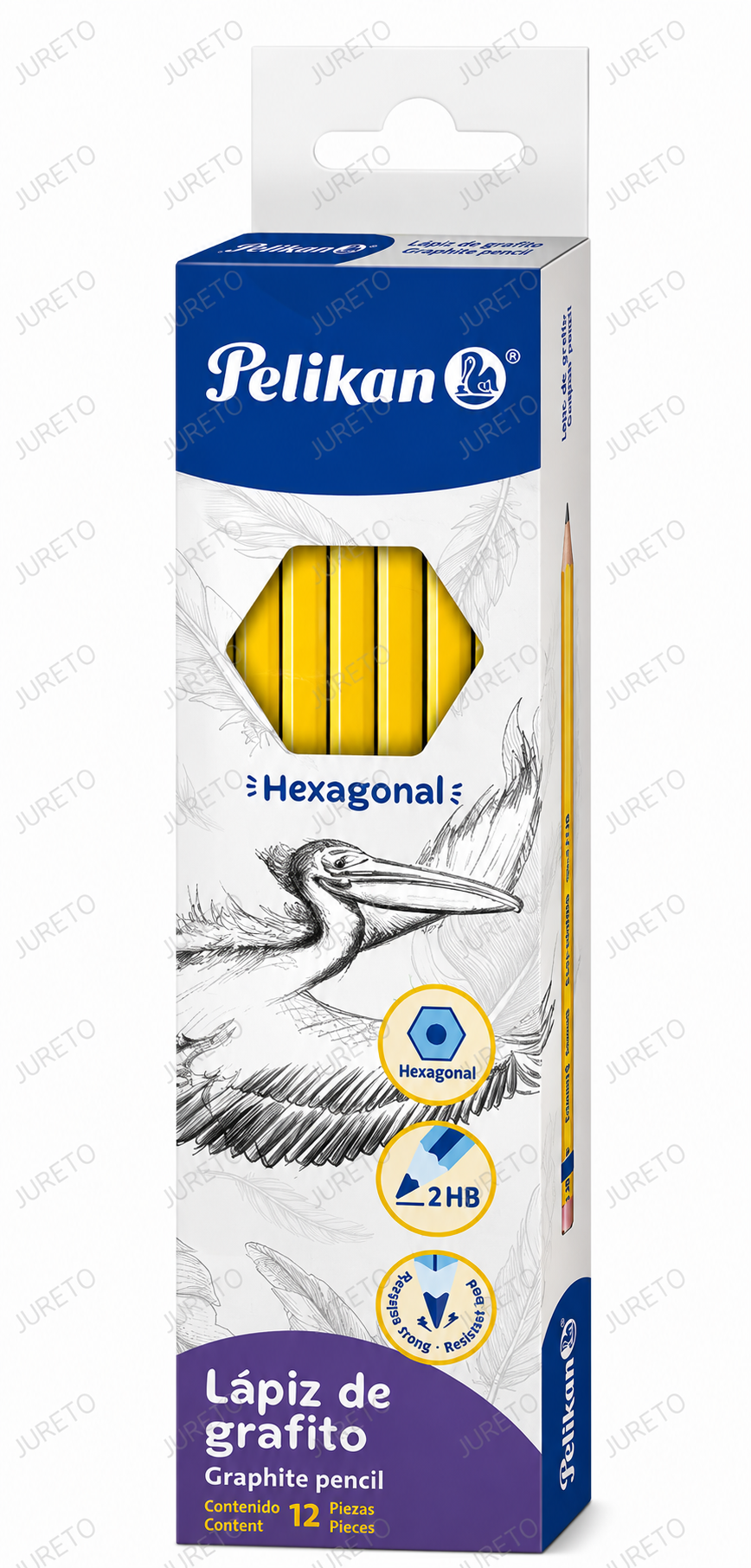 LAPIZ HEXAGONAL 2 1/2 MARCA PELIKAN