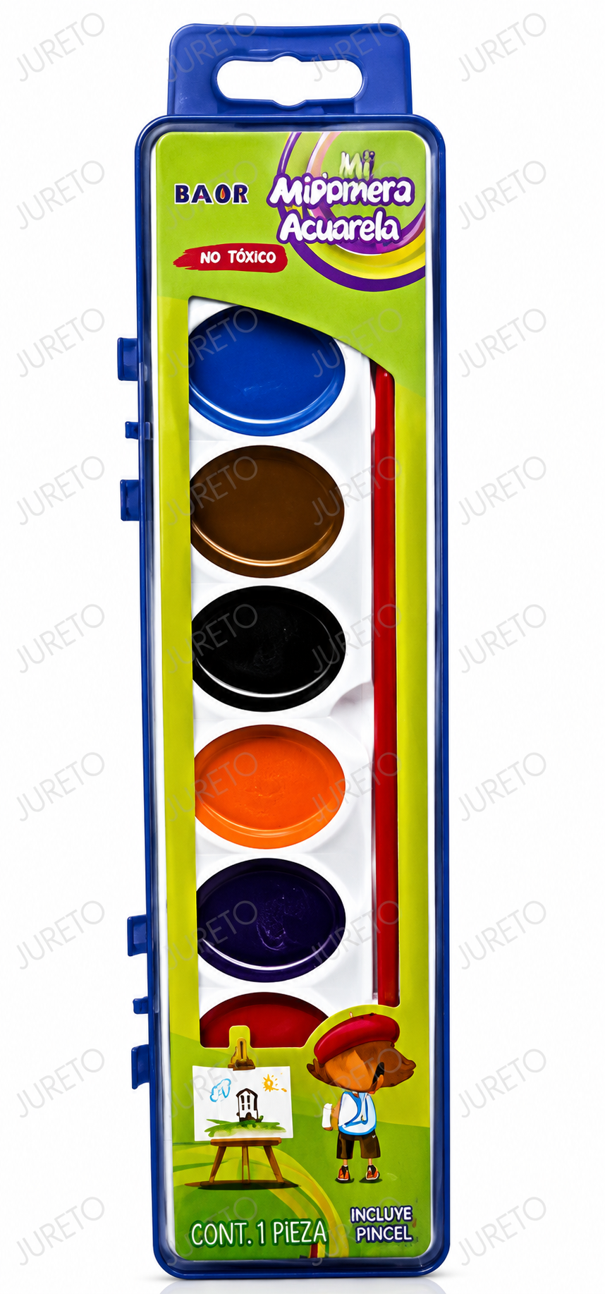 ACUARELAS DE 8 COLORES MARCA AINK