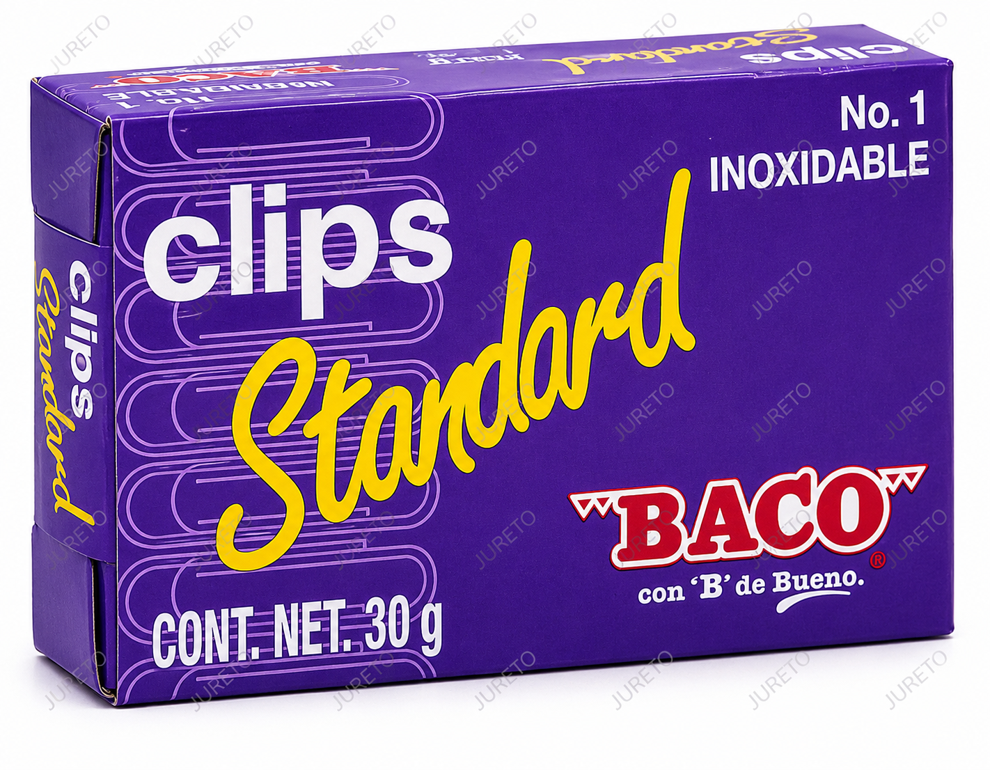 CLIPS GALVANIZADO No. 1 MARCA BACO