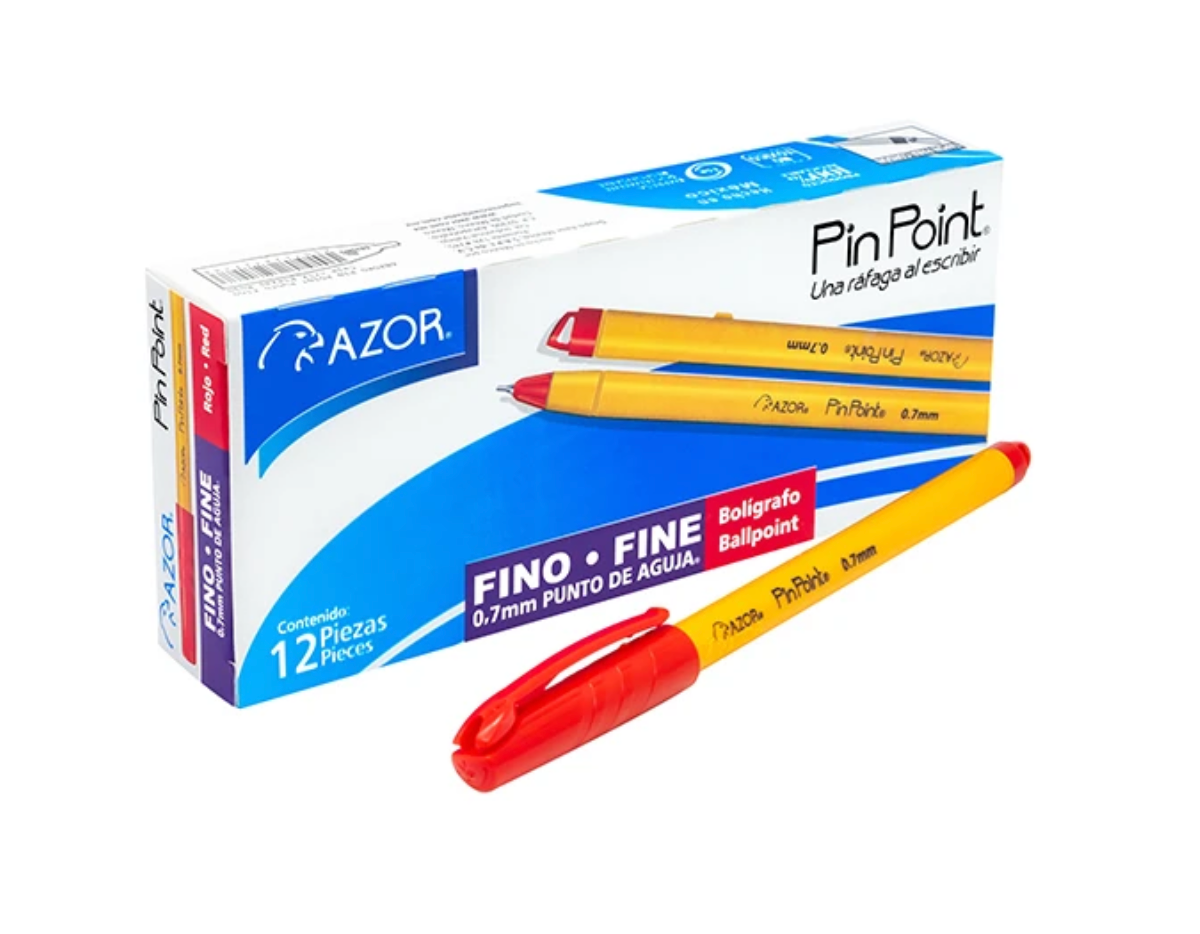 BOLIGRAFO PUNTO FINO COLOR ROJO